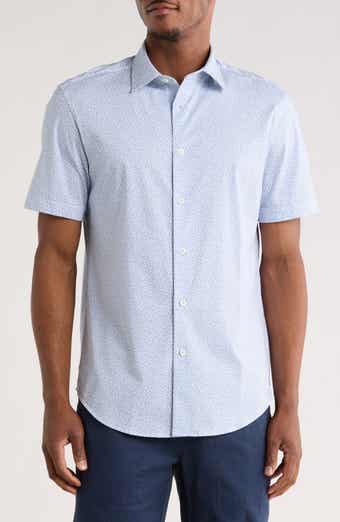 Bugatchi Short Sleeve Button-Up Shirt