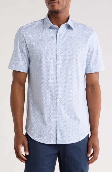 Bugatchi Short Sleeve Button-Up Shirt