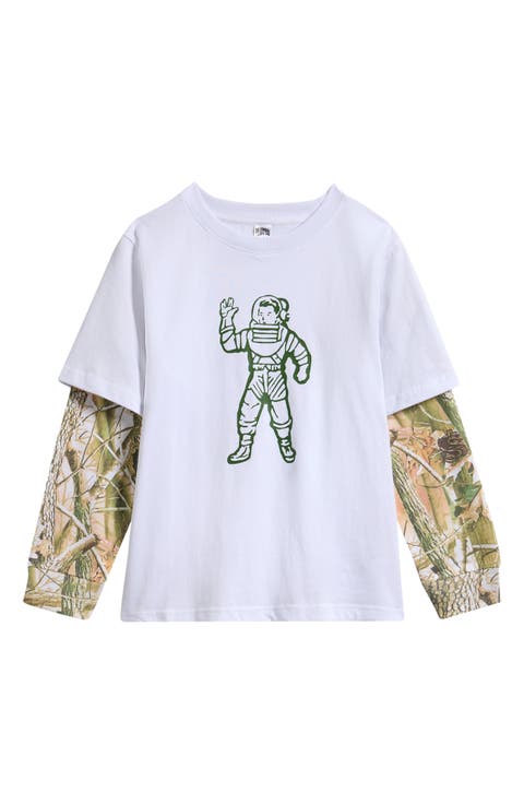 Kids' Dirt Cotton Graphic Layered T-Shirt