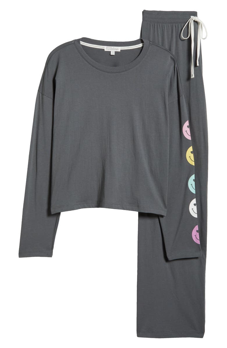 PJ Salvage Cotton & Modal Pajamas, Alternate, color,