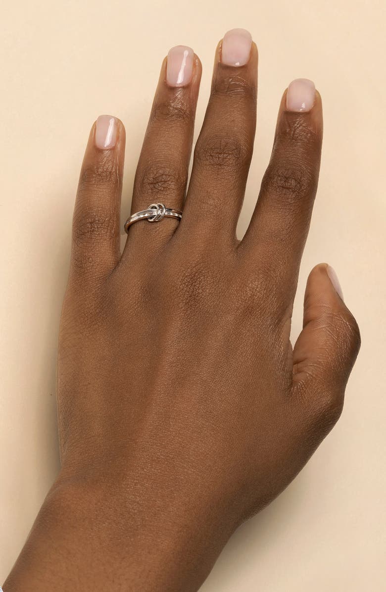 Spinelli Kilcollin Callisto Baguette Diamond Linked Stack Ring, Alternate, color, White Gold/ Diamond