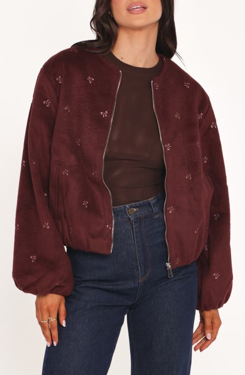 Marla Crop Bomber Jacket