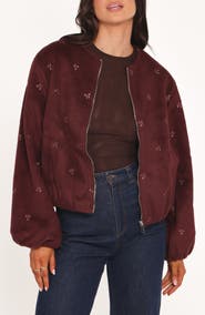 Petal & Pup Marla Crop Bomber Jacket