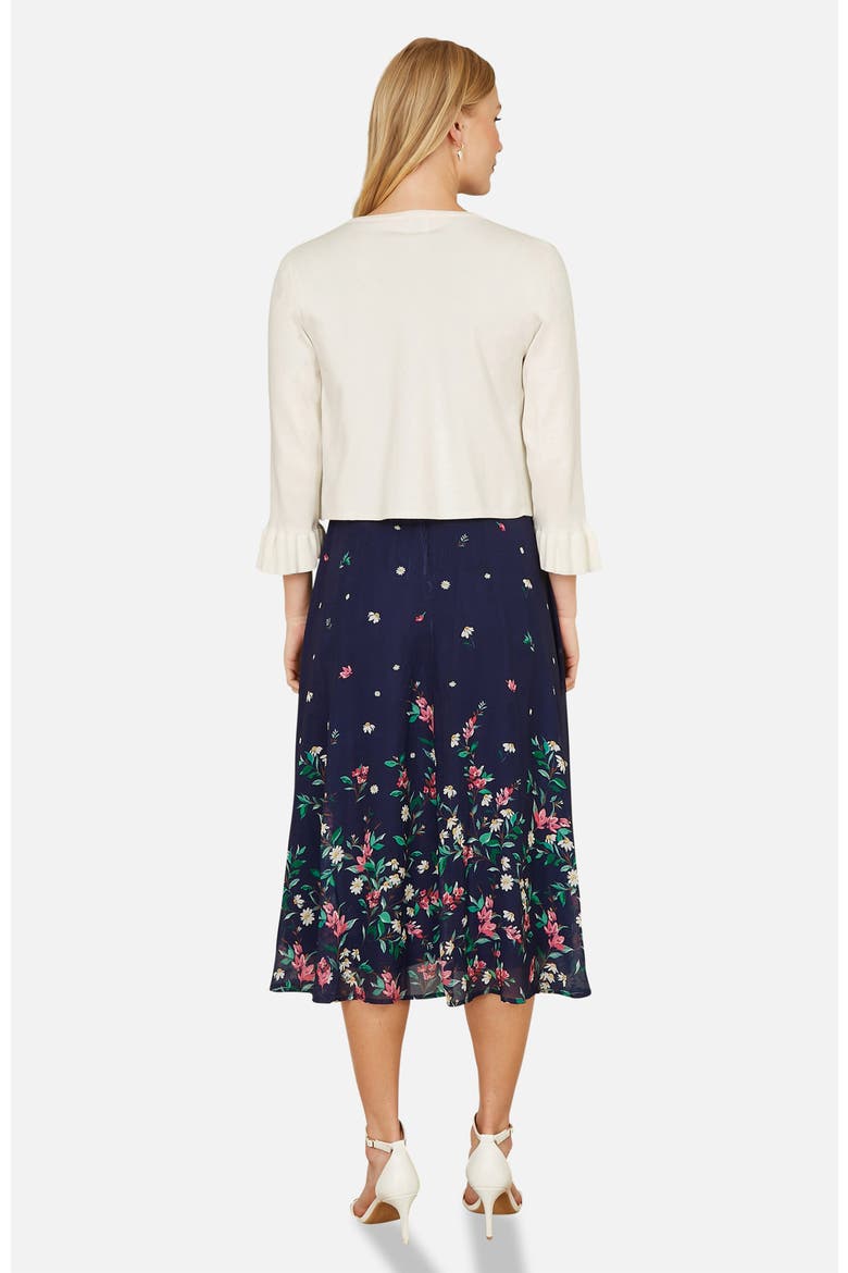 Bell Sleeves Cropped Cardigan, Alternate, color, Ivory