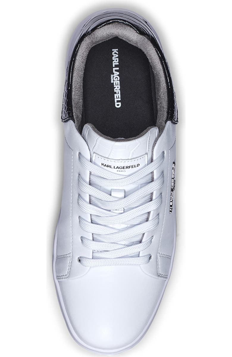 KARL LAGERFELD PARIS Plain Toe Sneaker, Alternate, color, Black