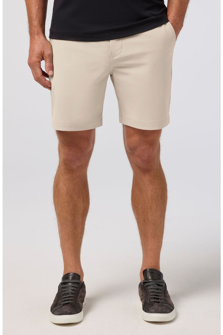 Helmsman Slim Fit Performance Chino Shorts, Main, color, LIGHT KHAKI