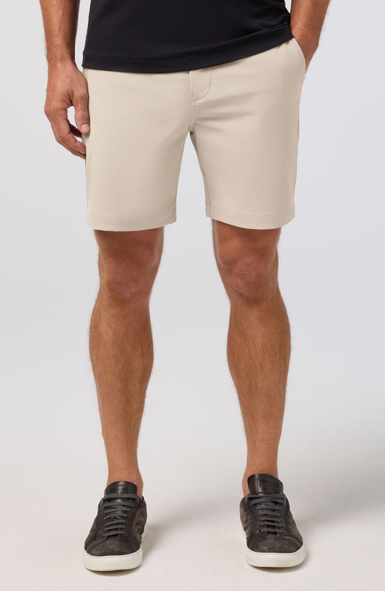 Mizzen+Main Helmsman Slim Fit Performance Chino Shorts, Main, color, Light Khaki