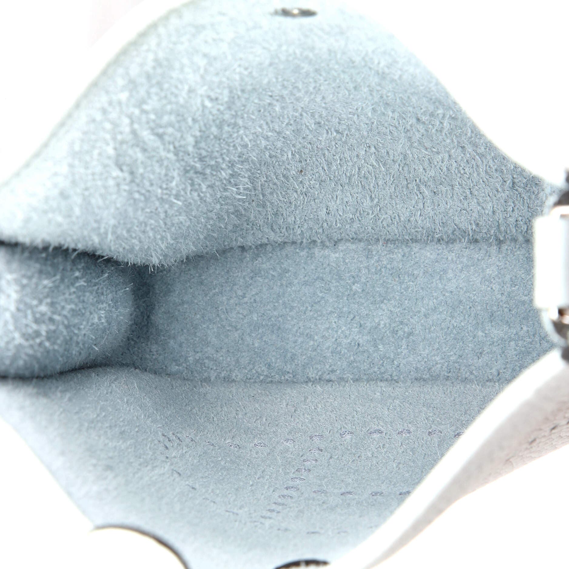 Pre-Owned Hermes Evelyne Bag Gen III Clemence TPM, Alternate, color, Bleu Pale