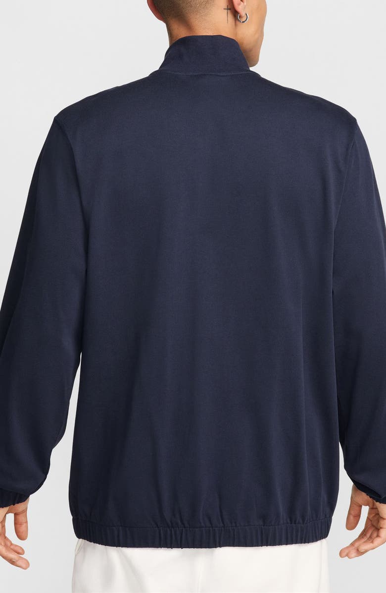 Nike Club Knit Jacket, Alternate, color, Obsidian/ Obsidian/ White