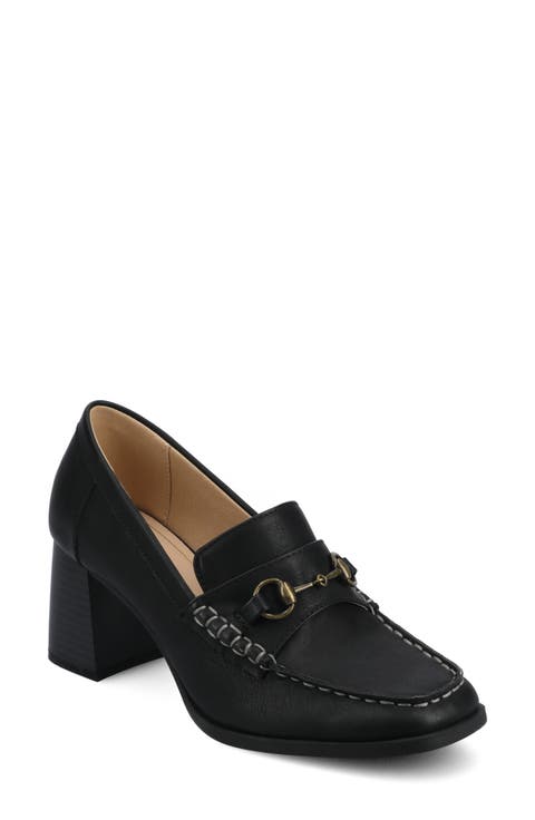 Aisha Moc Toe Loafer Pump (Women)