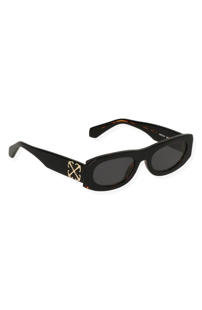 Off-White Orlando 54mm Rectangular Sunglasses, Alternate, color, Black - Dark Grey
