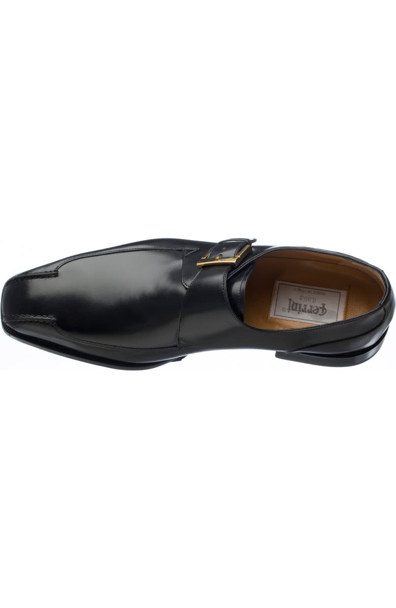 Ferrini French Calf Monk, Alternate, color, Black