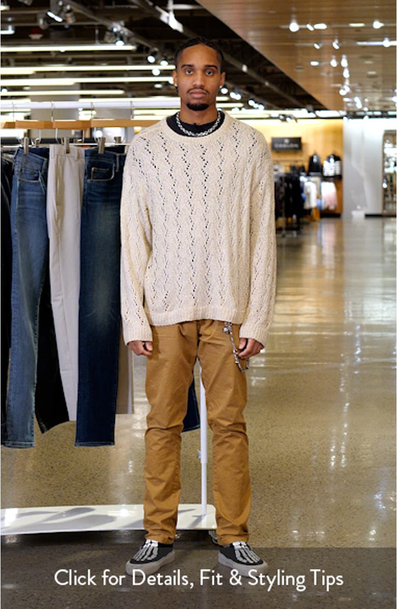 Shimoda Pointelle Crewneck Sweater, sales video thumbnail