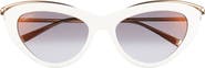 Cartier 55mm Gradient Cat Eye Sunglasses
