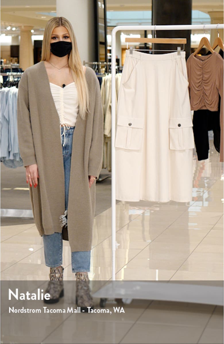 Cargo Midi Skirt, sales video thumbnail