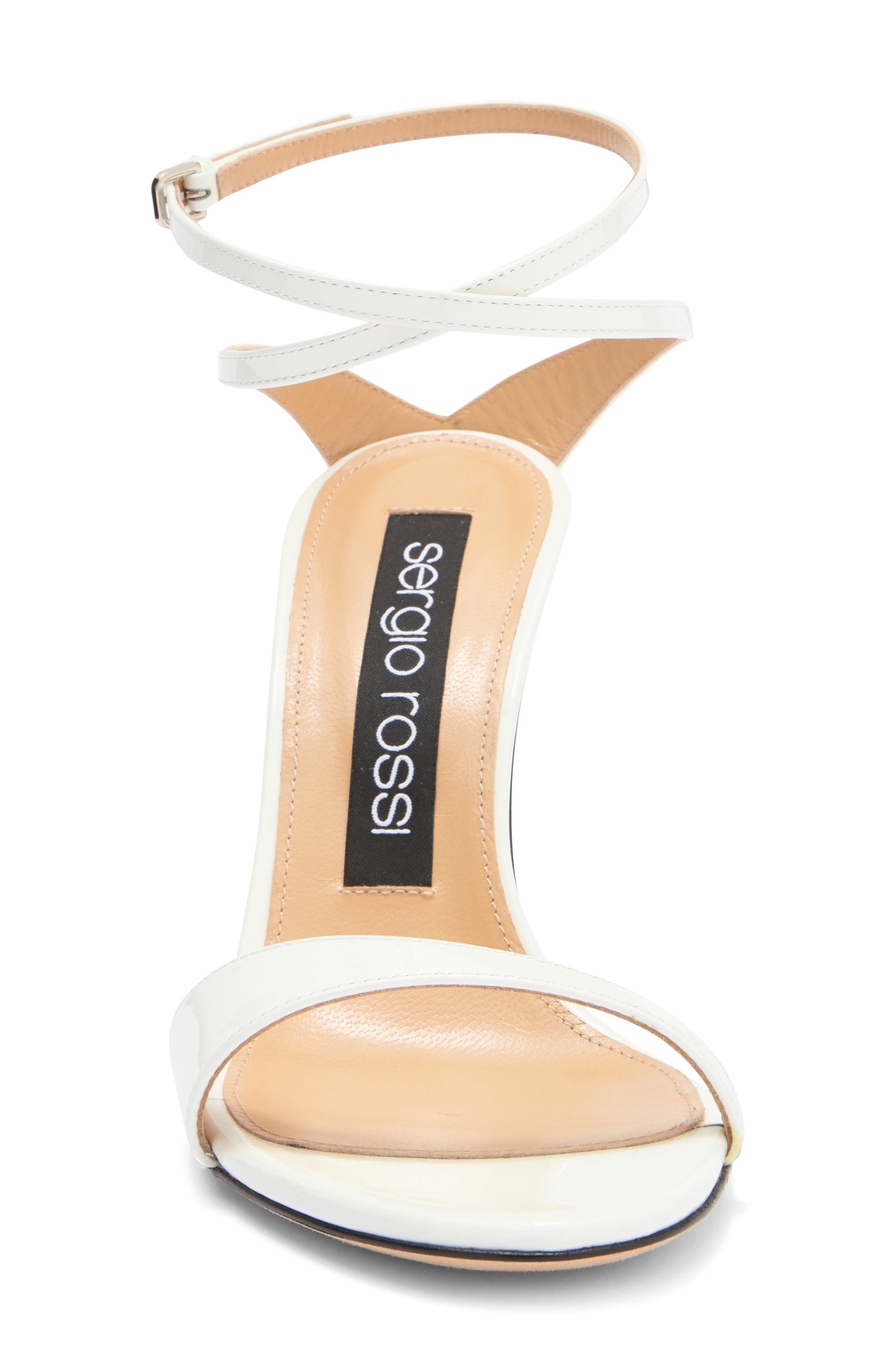 Sergio Rossi Ankle Strap Sandal, Alternate, color, 