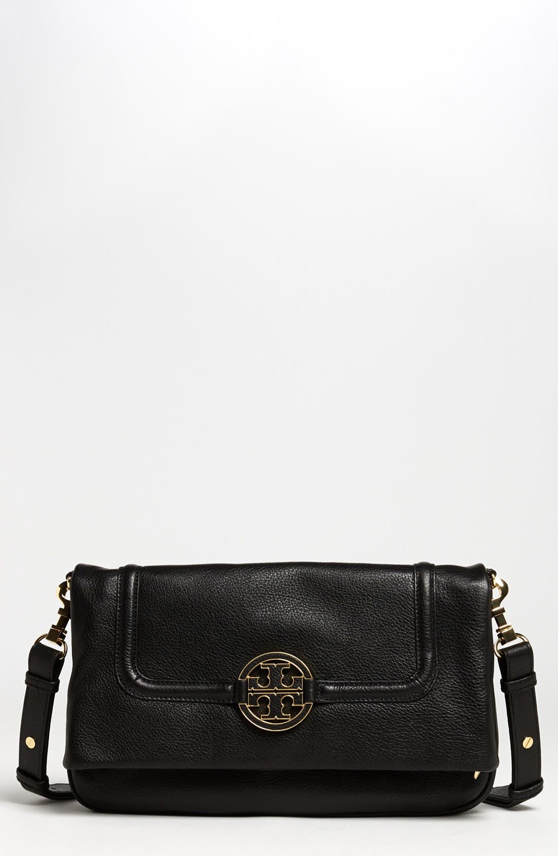 'Amanda' Crossbody Bag, Main, color, BLACK