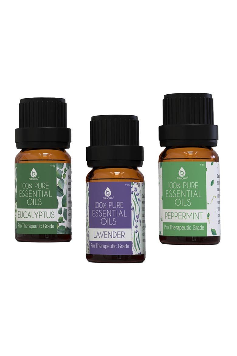3-Pack Essential Oils: Eucalyptus, Lavender & Mint, Alternate, color, Multicolor