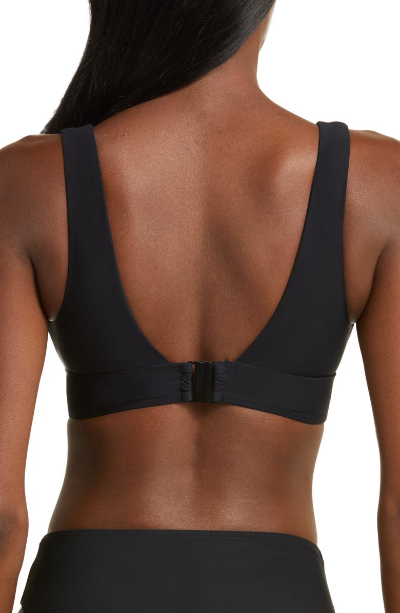 BONDI BORN Amelia Longline Bikini Top, Alternate, color, 