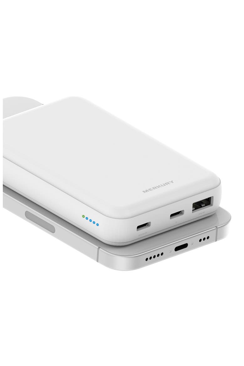 Magnetic Power Bank, Main, color, WHITE