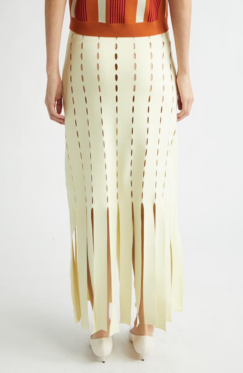 ZANKOV Jesse Openwork Car Wash Hem Skirt, Alternate, color, Sorbet