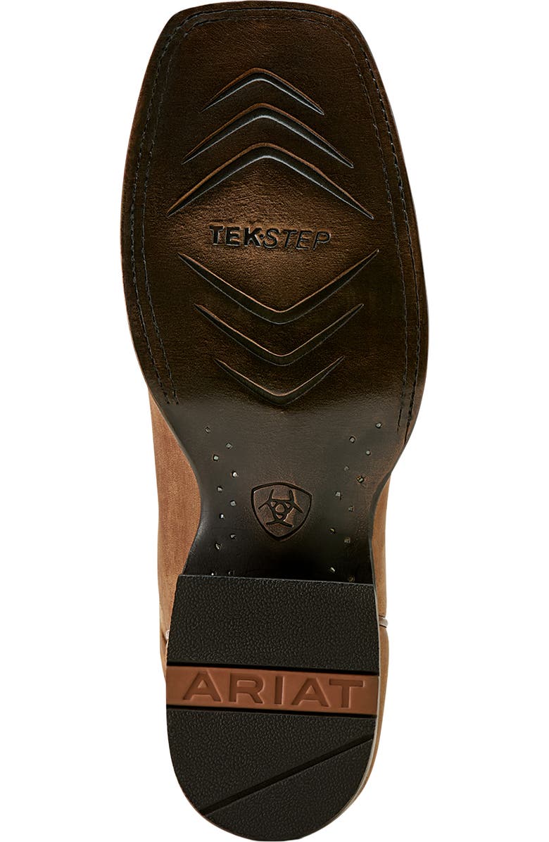 Ariat Wiley Wide Square Toe Cowboy Boot, Alternate, color, Renaissance Brown