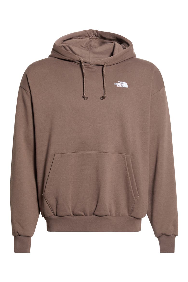 Evolution Simple Dome Oversized Hoodie, Alternate, color, SMOKEY BROWN