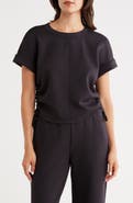 Z by Zella Whisper Knit Ruched T-Shirt