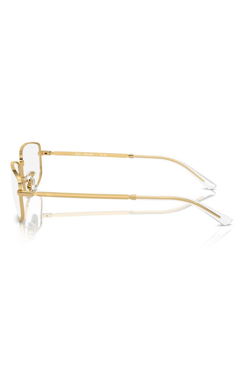 Ray-Ban 56mm Irregular Optical Glasses, Alternate, color, 