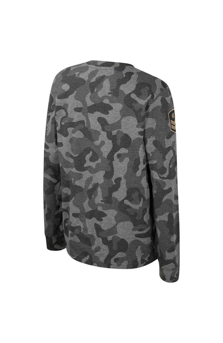 COLOSSEUM Youth Colosseum Camo Indiana Hoosiers OHT Military Appreciation Dark Star Long Sleeve T-Shirt, Alternate, color, 