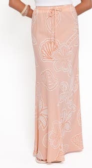 Petal & Pup Marissa Drawstring Maxi Skirt