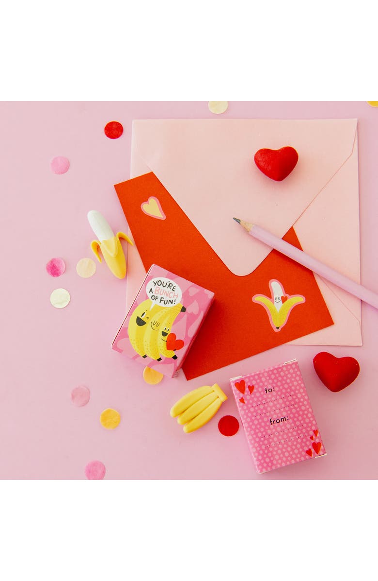 Daydream Society Bananas for You Valentine's Day Favor Set, Alternate, color, Assorted Pre-Pack