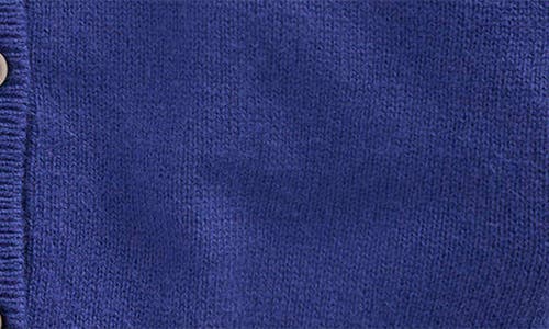 Mini Boden Kids' Owl Cardigan In Blue