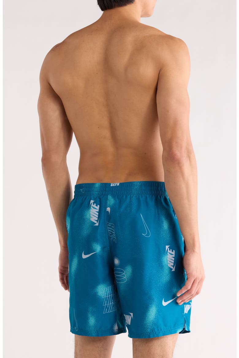 7-Inch Volley Swim Trunks, Alternate, color, GREEN ABYSS