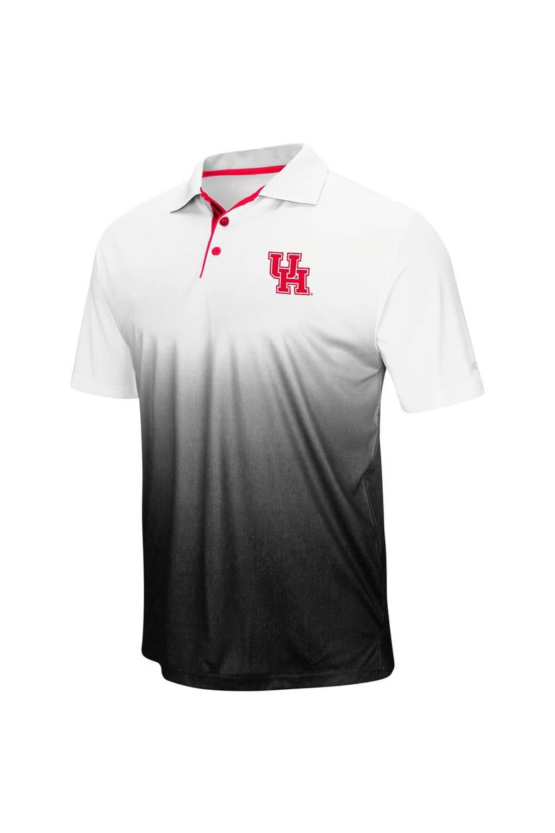 Men's Colosseum Gray Houston Cougars Magic Team Logo Polo, Alternate, color, Gray