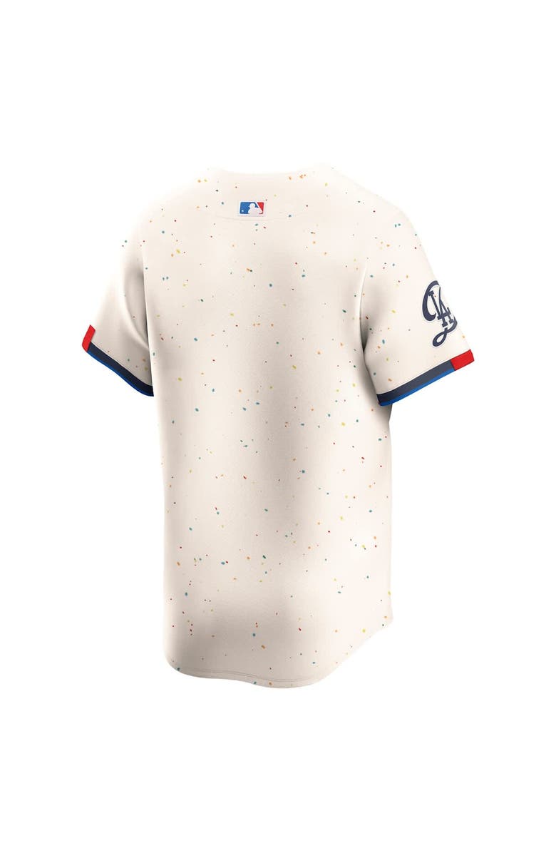 Nike Men's Nike Cream Los Angeles Dodgers City Connect Limited Jersey, Alternate, color,