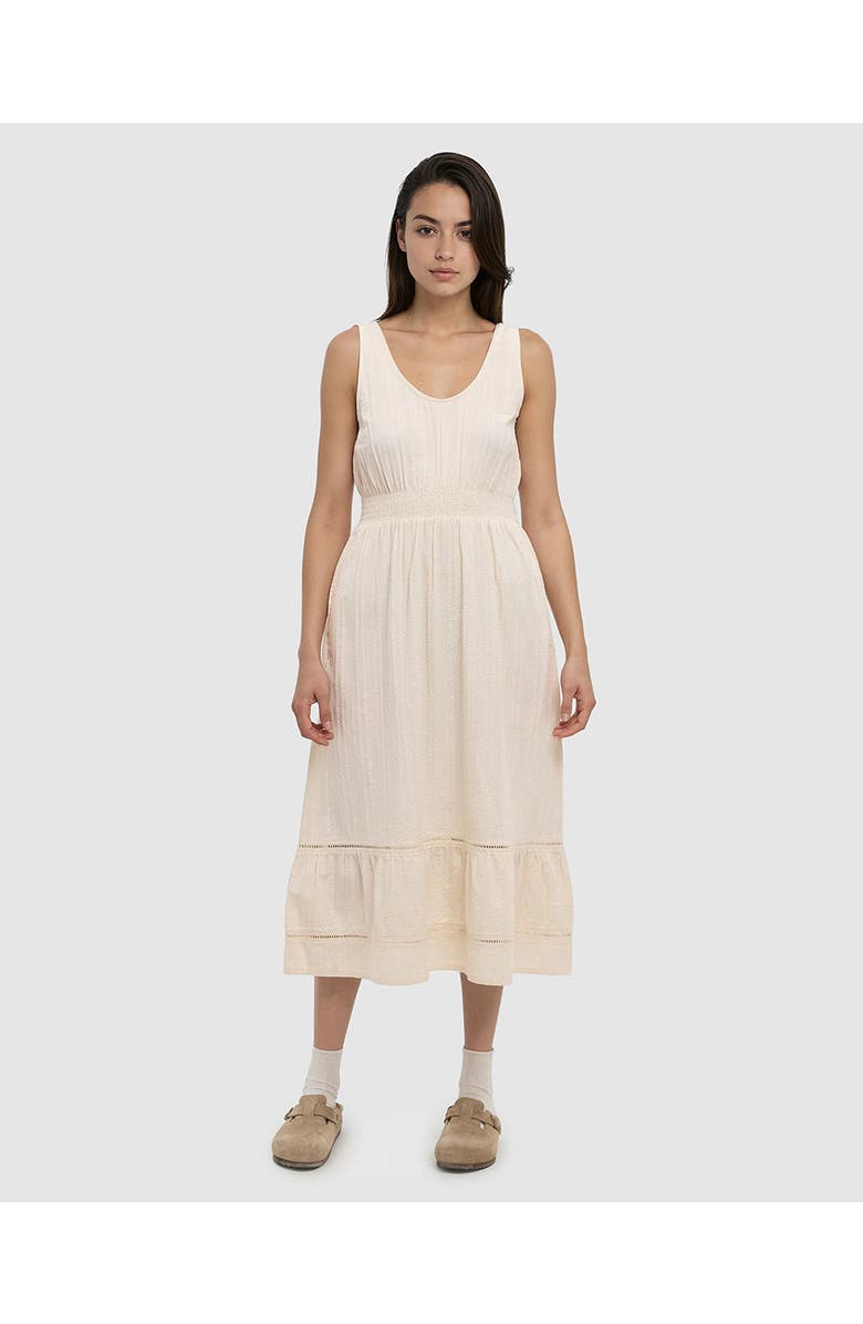 tentree Arcadian Dress, Main, color, White Oak