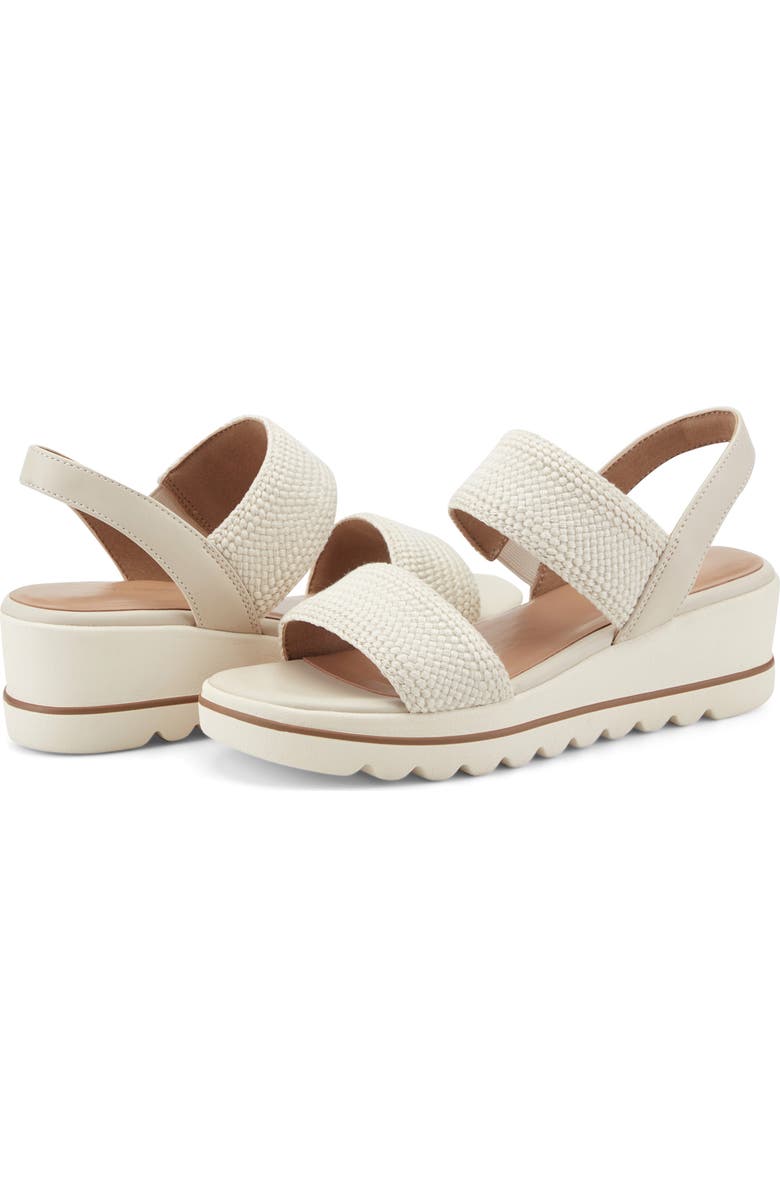 Easy Spirit Sesanna Platform Sandal, Alternate, color, Natural