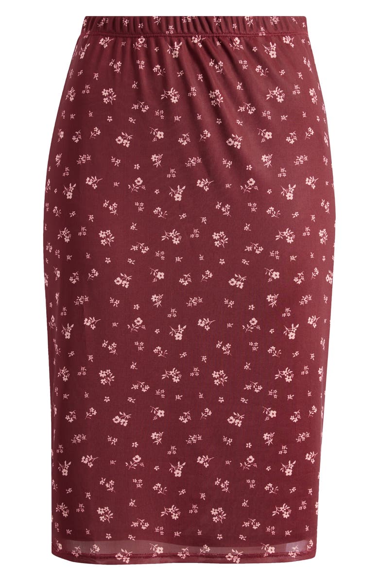 WAYF Maude Floral Pencil Skirt, Alternate, color,