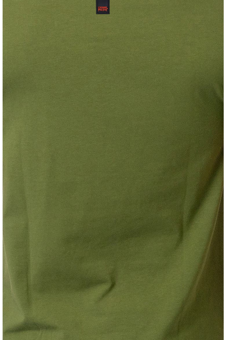 Stamped Stretch Cotton Graphic Tee, Alternate, color, GREEN