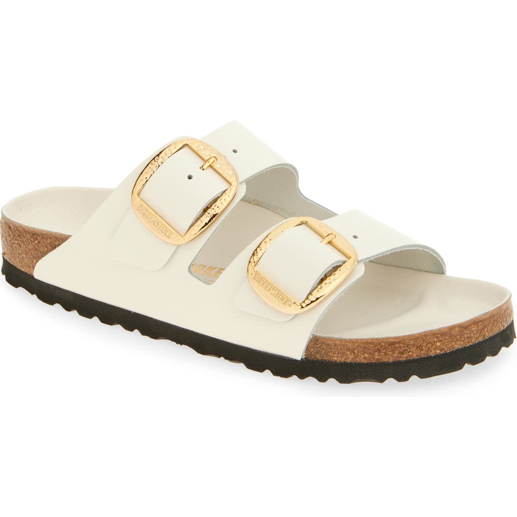 BIRKENSTOCK BIRKENSTOCK ARIZONA HAMMERED BIG BUCKLE SLIDE SANDAL