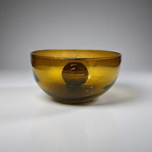 Meso Goods Tres Palos Amber Bowl In Yellow