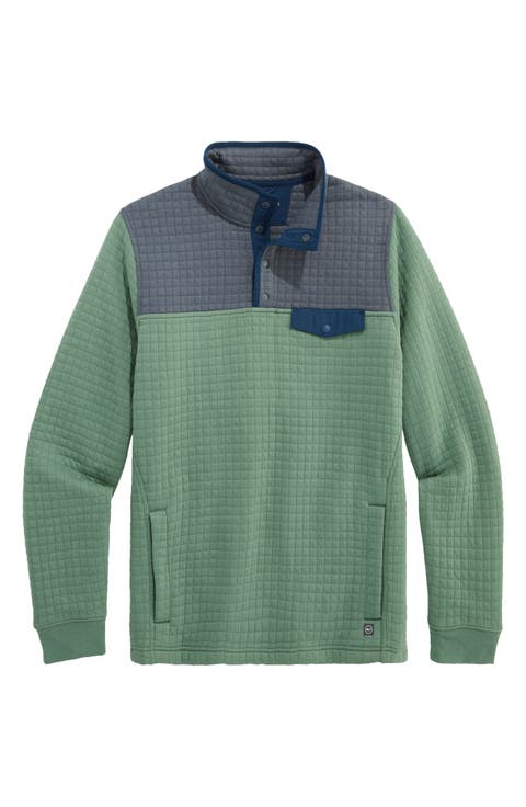 Navigator Colorblock Quilted Performance Pullover