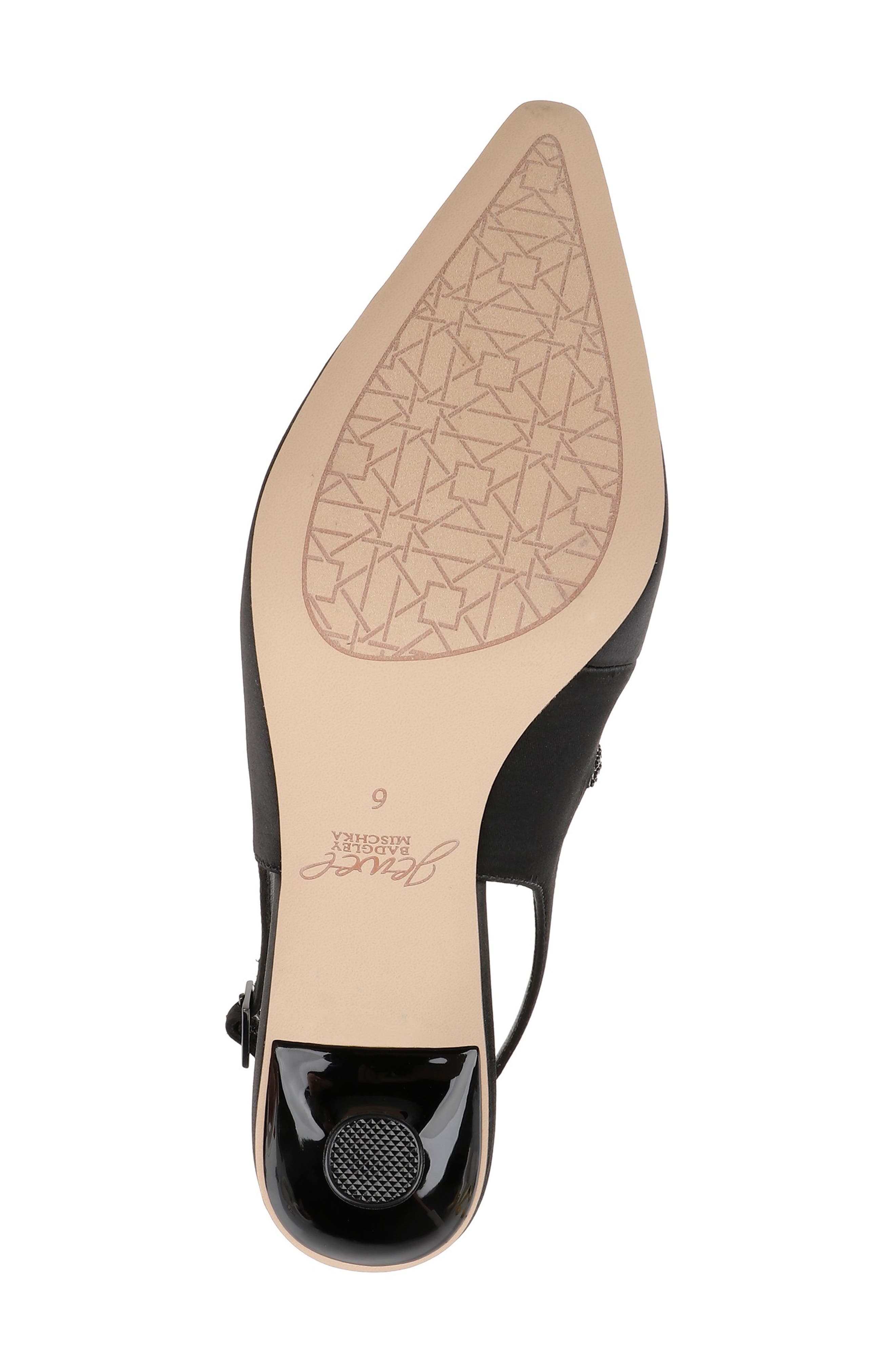 Jewel Badgley Mischka Women's Tierney Slingback Pumps In Champagne Satin