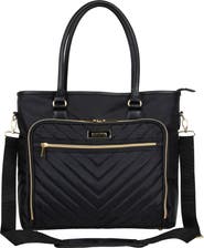 Kenneth Cole Reaction Chelsea Chevron Quilted Tote Bag