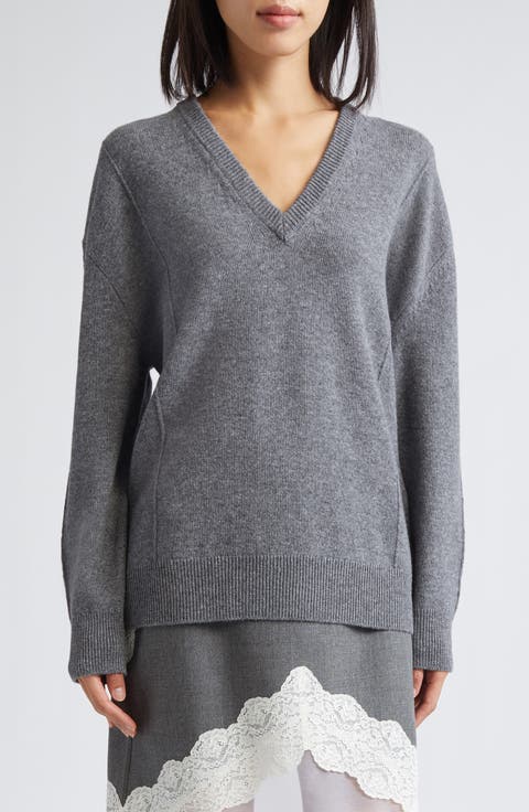 Wool & Cashmere V-Neck Sweater