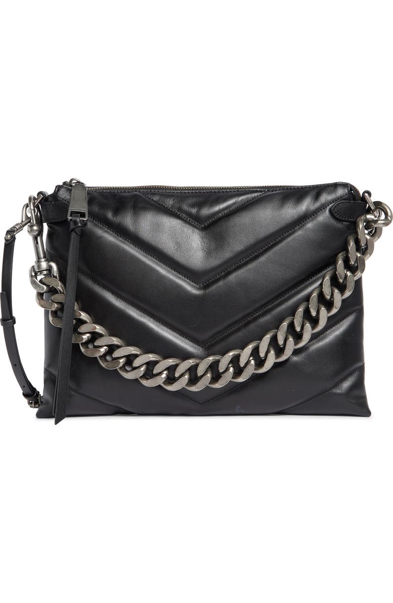 Rebecca Minkoff Edie Maxi Leather Crossbody Bag, Main, color,