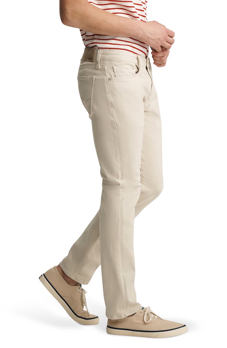Mavi Jeans Marcus Slim Straight Leg Jeans, Alternate, color, White Down Supermove