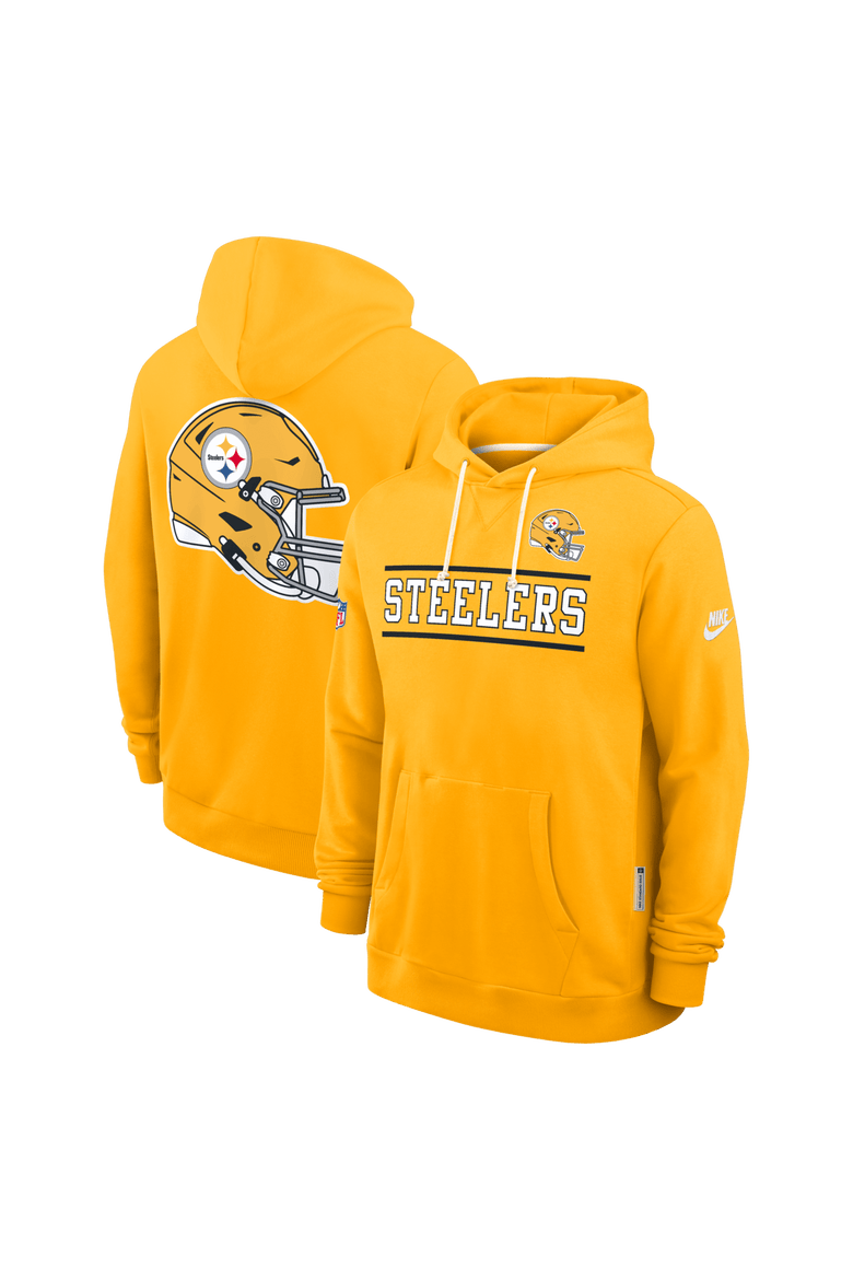 Men's Nike Gold Pittsburgh Steelers Alt Sideline Standard Issue Dri-FIT Hoodie, Main, color, Gold