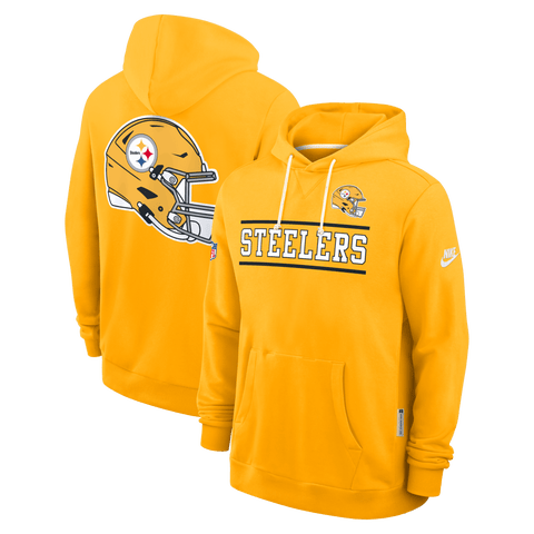 Men's Nike Gold Pittsburgh Steelers Alt Sideline Standard Issue Dri-FIT Hoodie